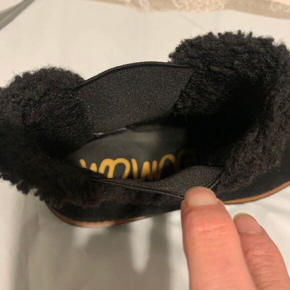 Sam Edelman Jaclyn Black Waterproof Suede Chelsea Boots Size 8.5 - Picture 8 of 11